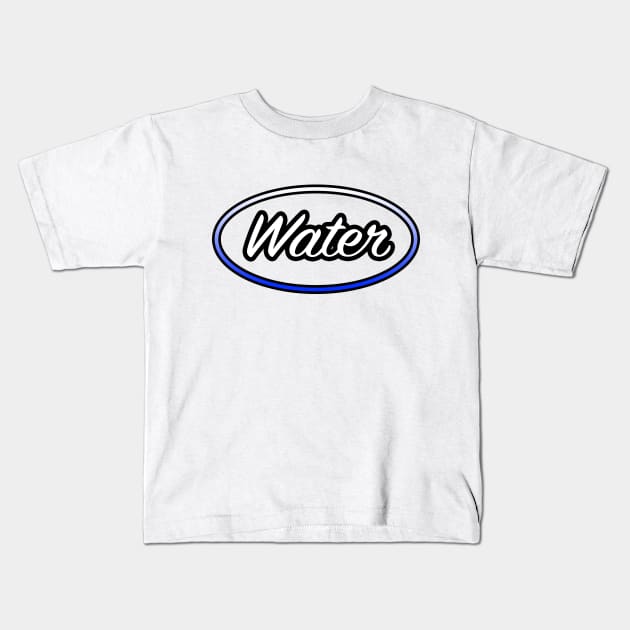 Water Kids T-Shirt by lenn